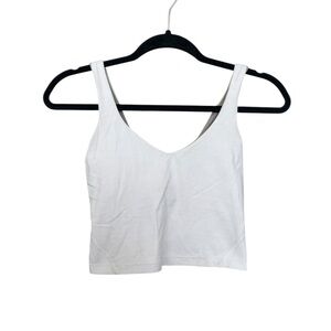 Lululemon Align White Crop Top